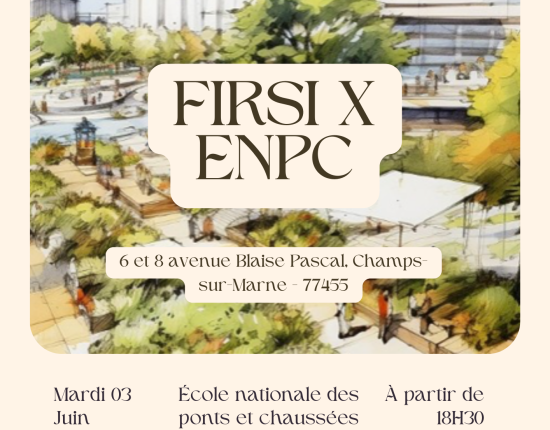 “Parcours inspirant” FIRSI X ENPC 03 Juin 2025 / 18H30 @ENPC